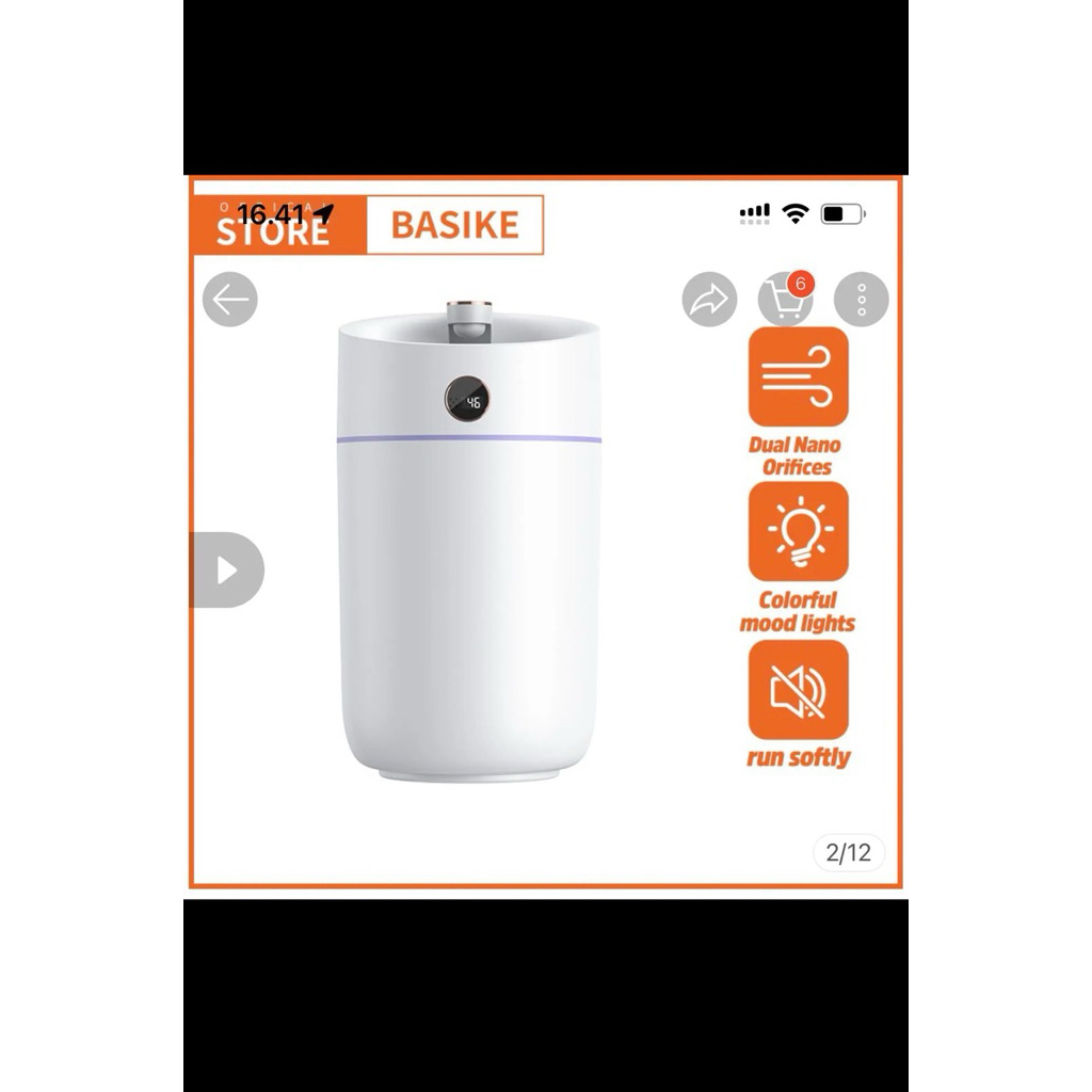 HUMIDIFIER BASIKE BNIB ORIGINAL