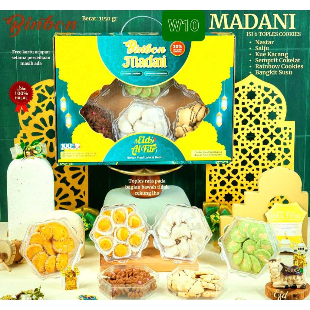 BINBON MADANI HAMPERS KUE KERING LEBARAN