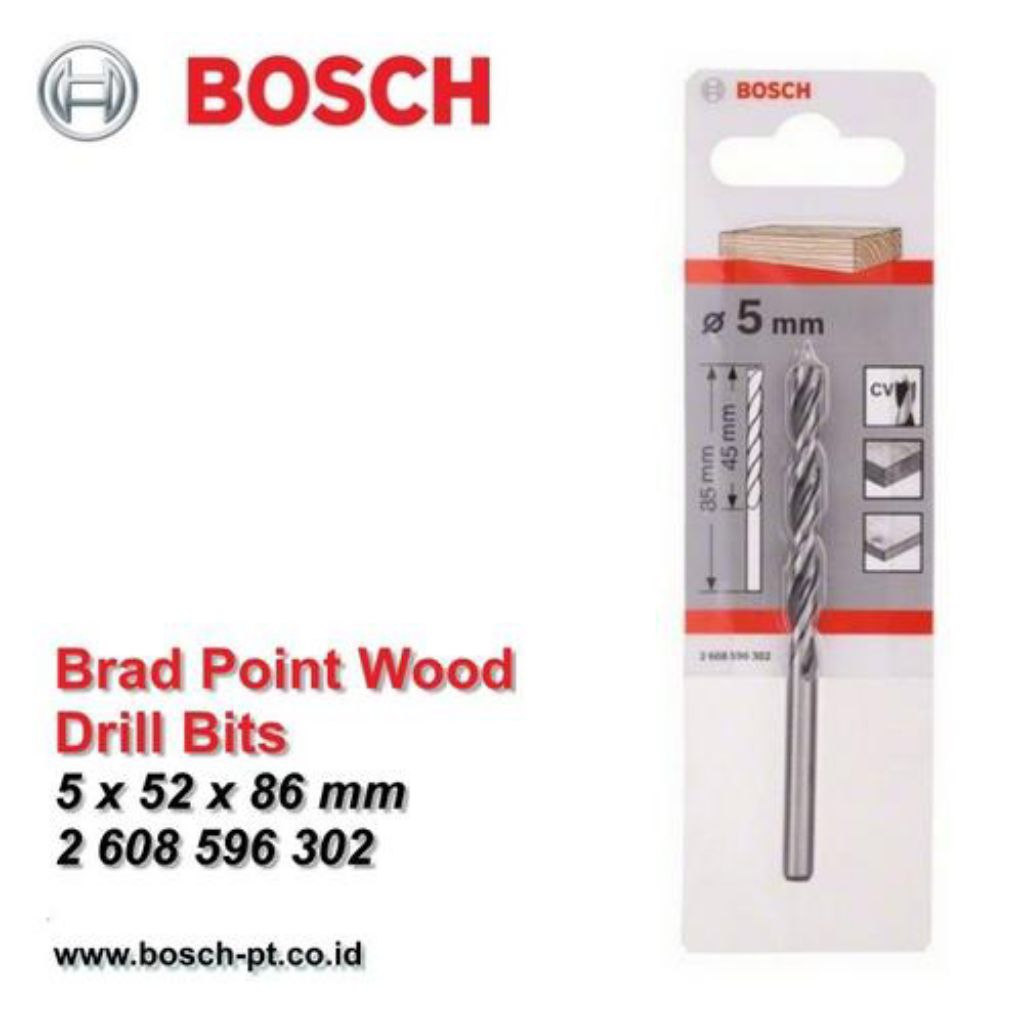 MATA BOR KAYU 5MM BOSCH