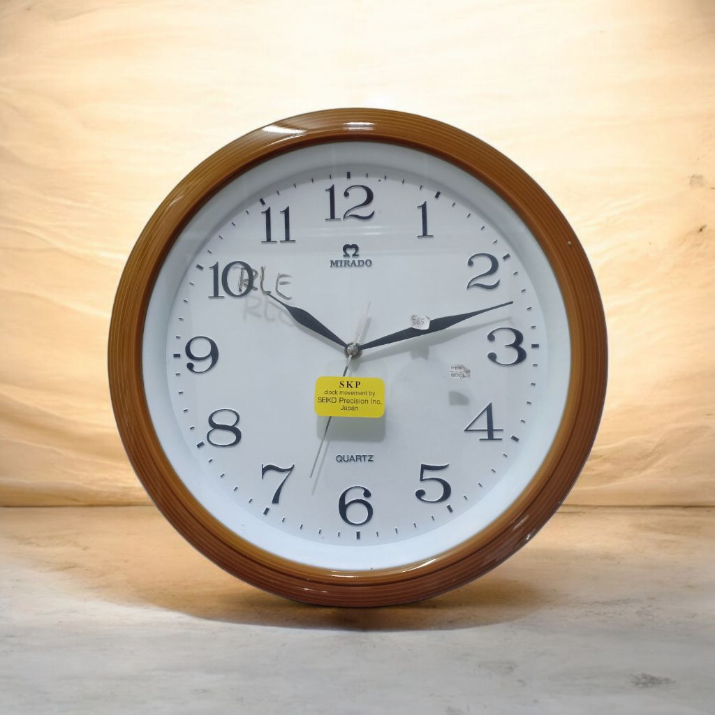 JAM DINDING MIRADO MQ 2016 MESIN SKP (SEIKO) 100% ORIGINAL BERKUALITAS TINGGI MURAH AWET DAN TAHAN L