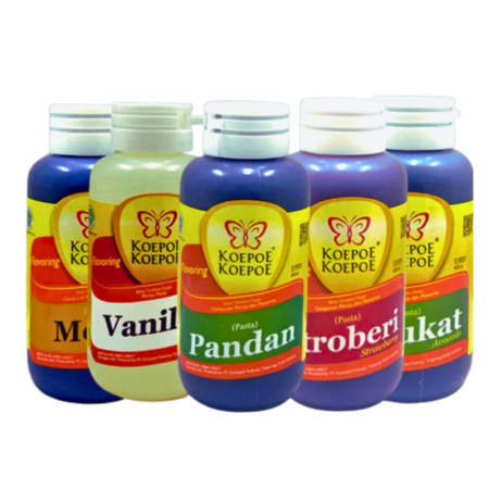 Pasta Perisa & Pewarna Makanan Koepoe Koepoe 60ml - Pewarna Makanan Kupu Kupu - Pasta Makanan Kupu K