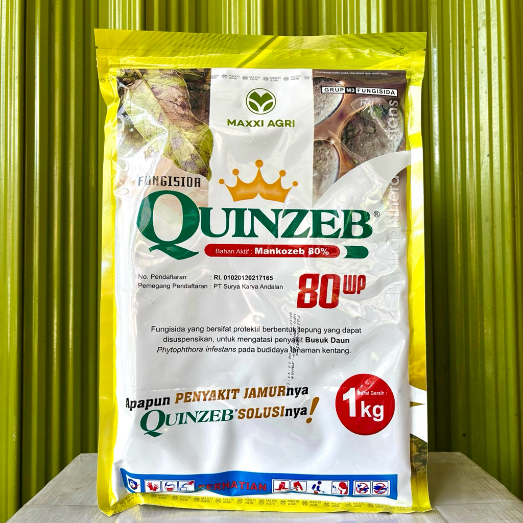 Fungisida QUINZEB 80WP 1 Kg - Fungisida Mancozeb 80% Quinzeb