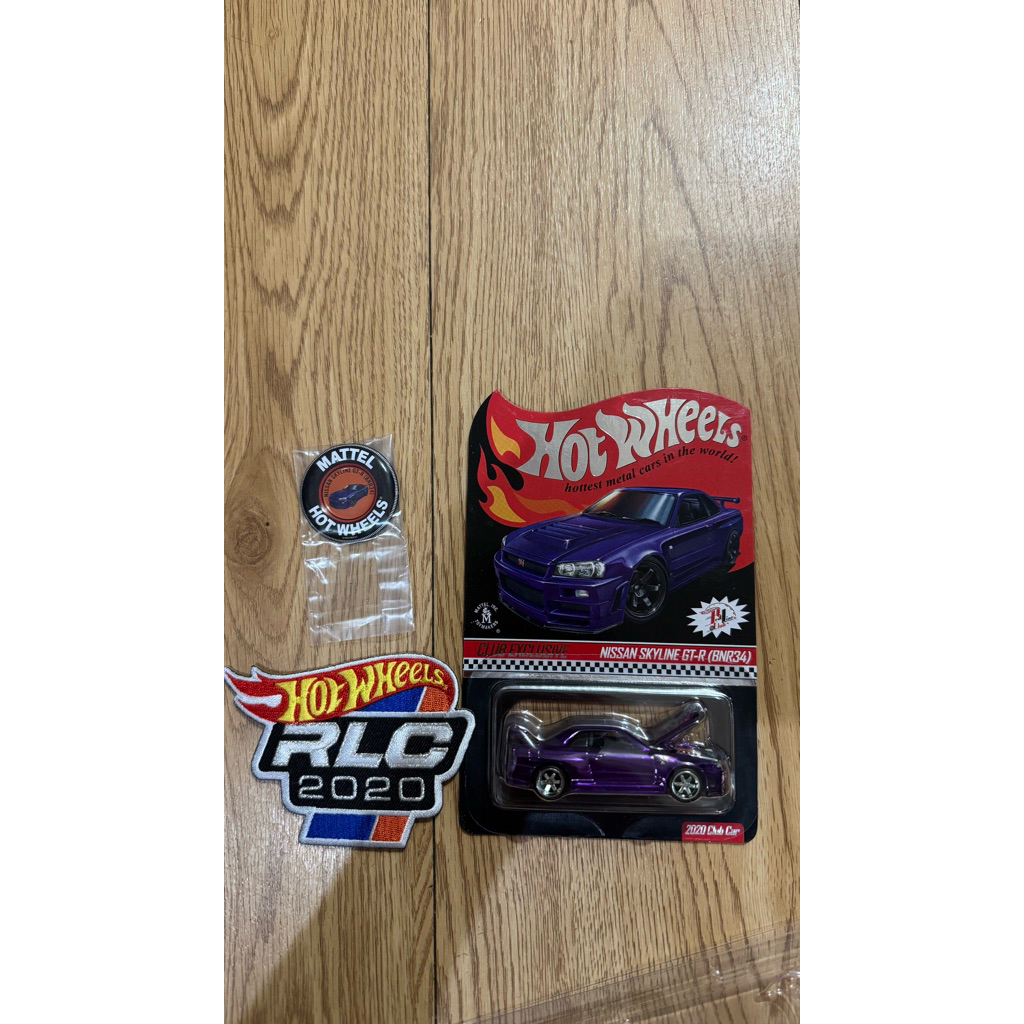 Hotwheels RLC 2020 Nissan Skyline GT-R (BNR R34) PURPLE