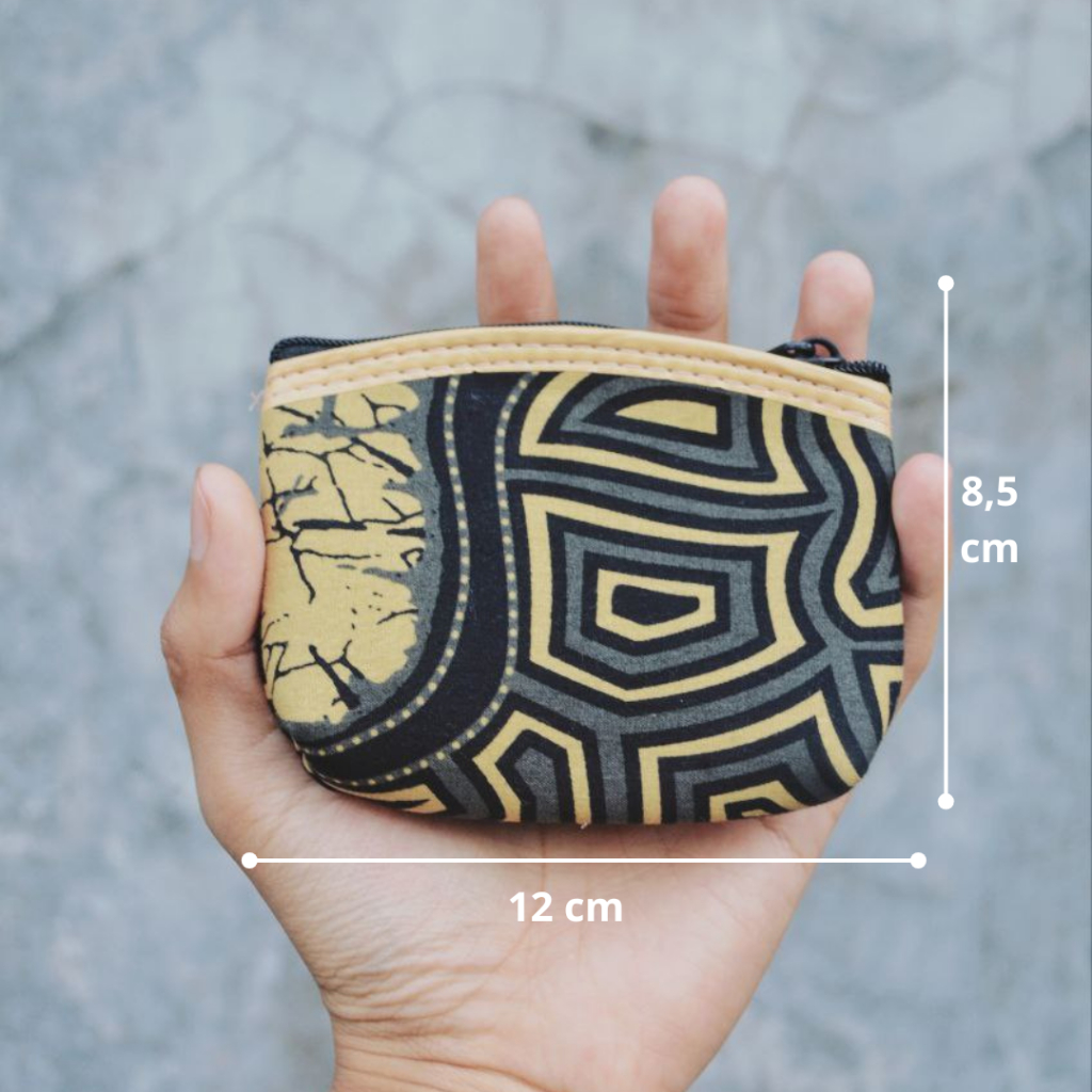 Grosir Souvenir Dompet Kapal Mini / Dompet Koin Batik Khas Solo & Jogja + Free Plastik