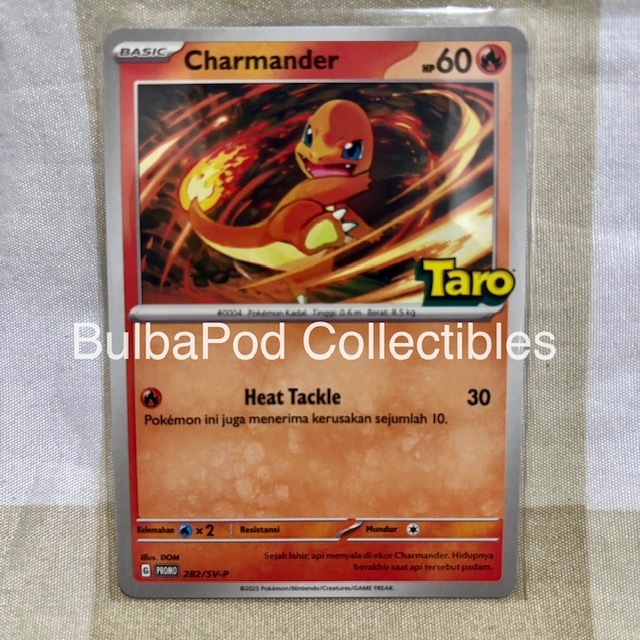 Pokemon TCG Indonesian Charmander PROMO 282/SV-P Taro