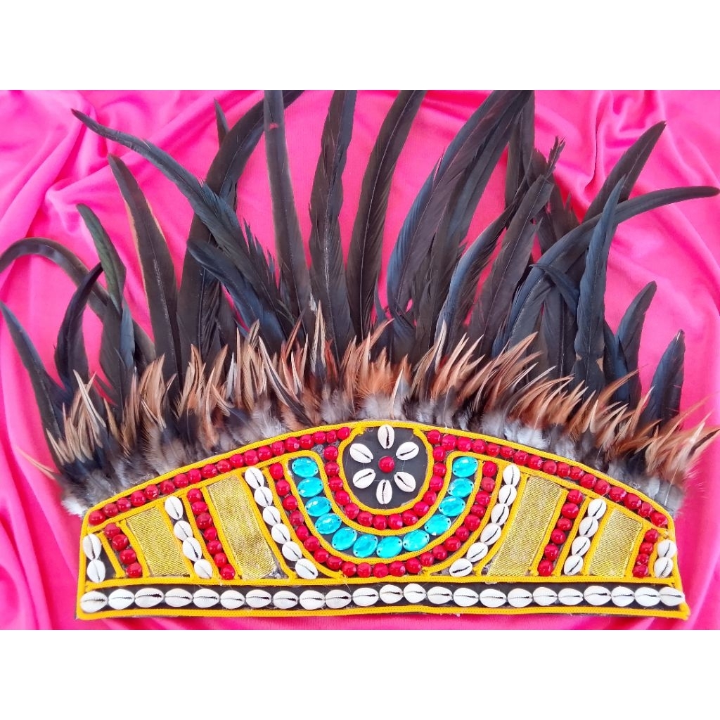 mahkota dayak kalimantan