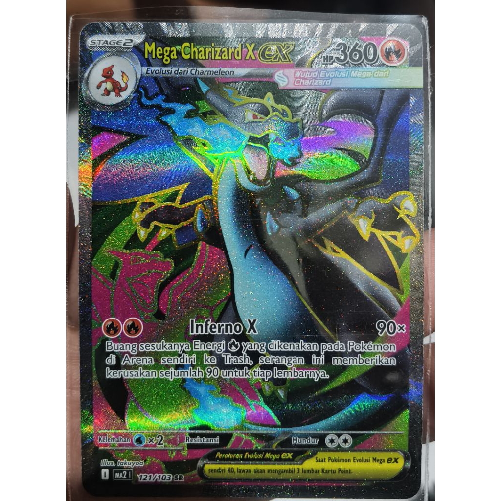 POKEMON TCG Mega Charizard X ex 121/103 SR