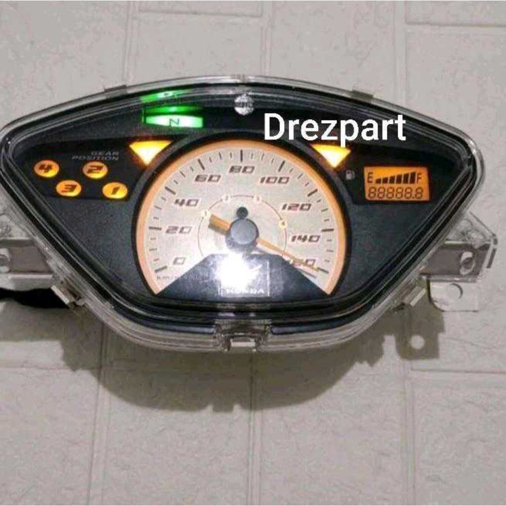 Spidometer Speedometer Kilometer motor honda supra x 125 old