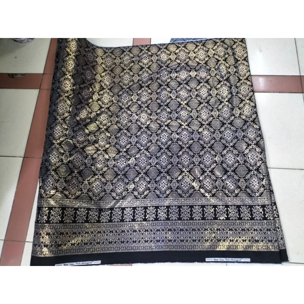 KAIN MOTIP SEMI SONGKET/ BAHAN SEMI SUTRA