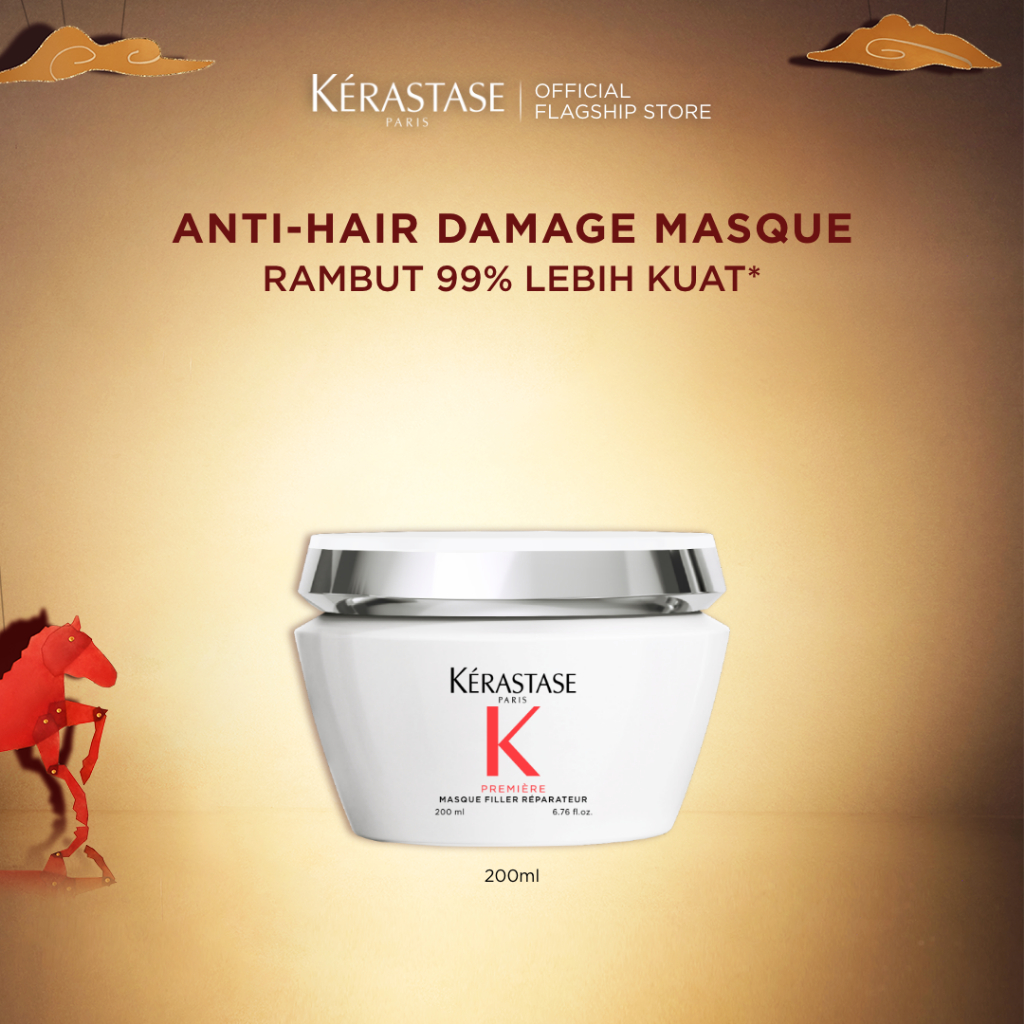 Kerastase Masque Premiere 200ml Anti-Hair Damage Hair Mask - Masker Rambut untuk Rambut Rusak & Memp
