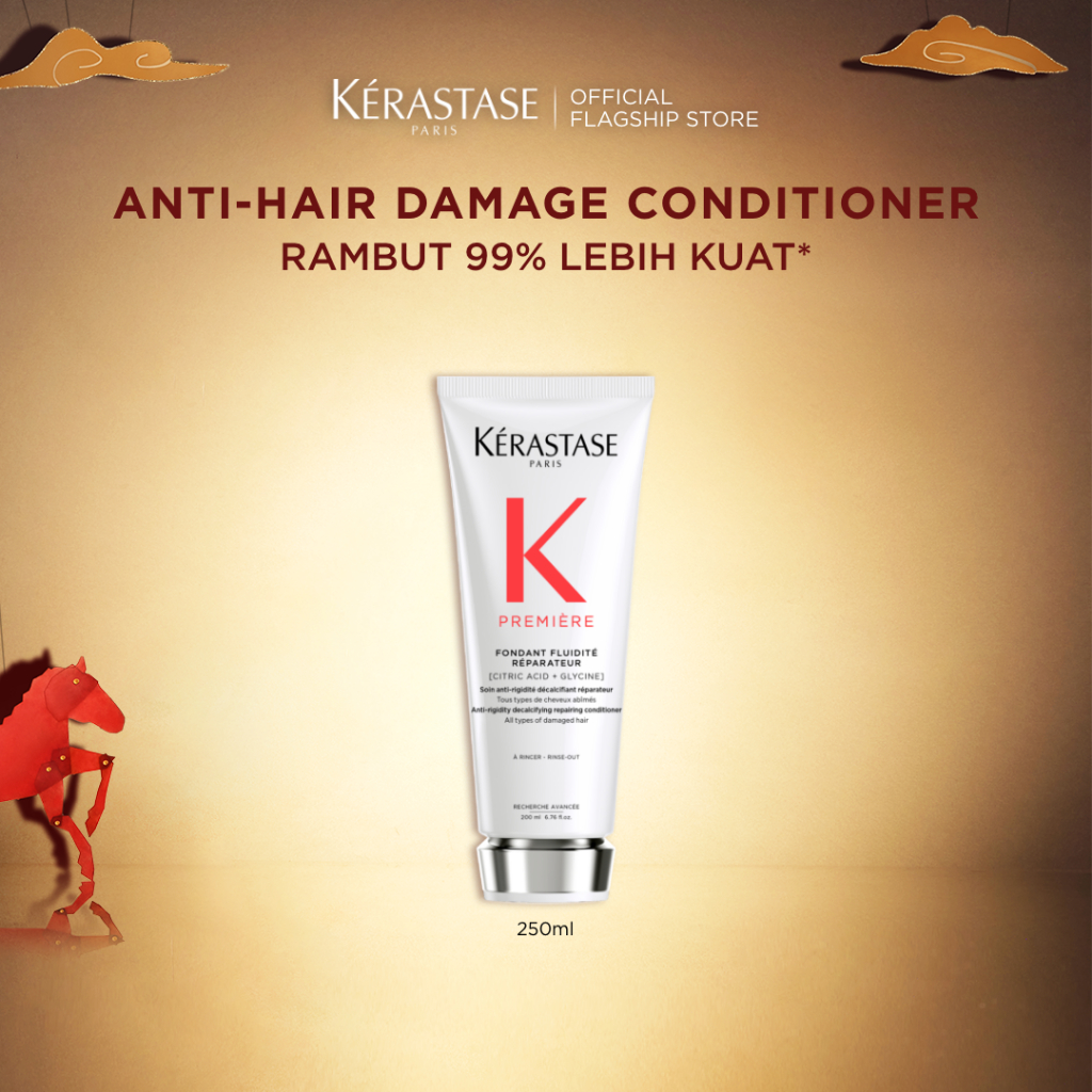 Kerastase Fondant Premiere 200ml Anti-Hair Damage Conditioner - Kondisioner untuk Rambut Rusak & Mem