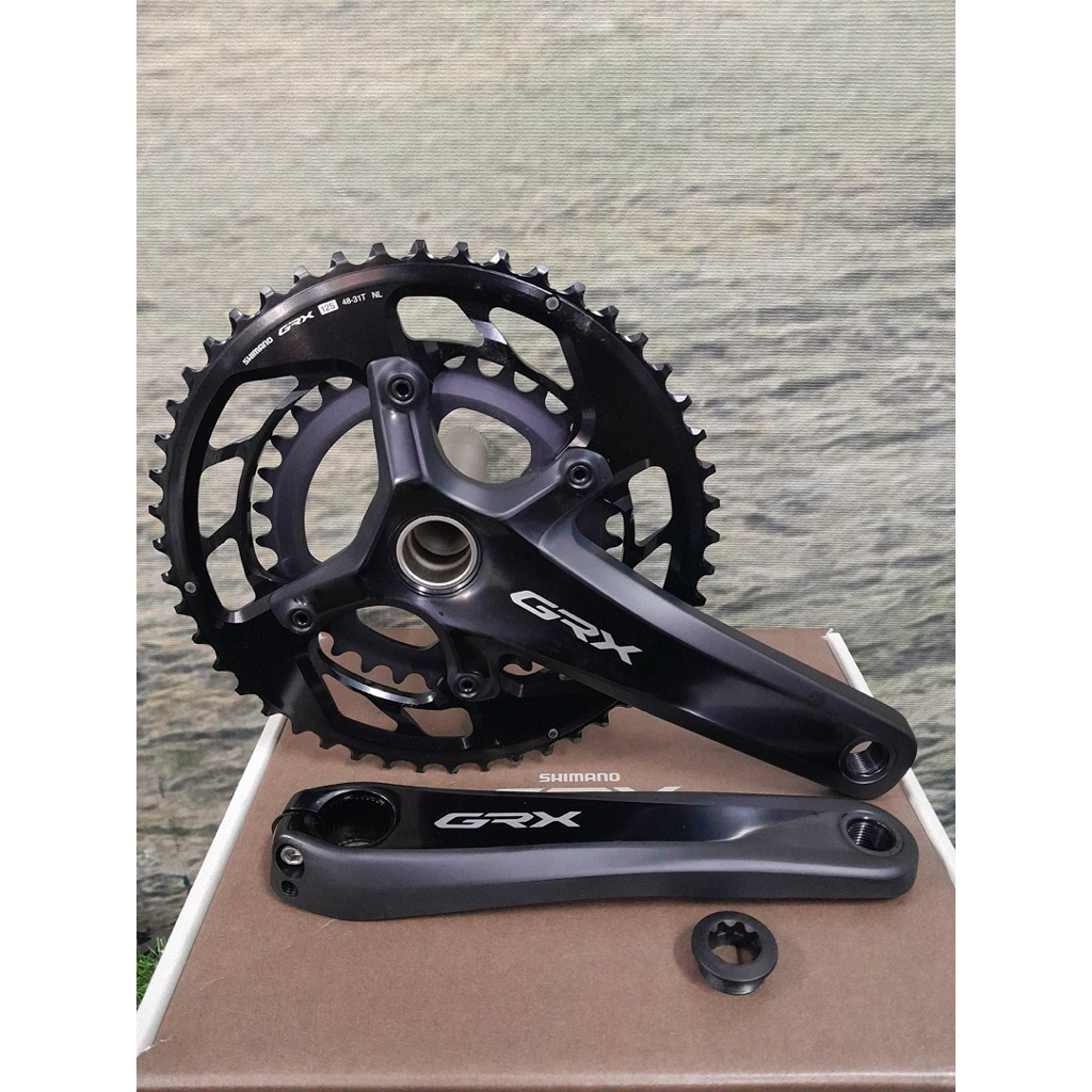 CHAINWHEEL / CRANKSET / CRANK / FC SHIMANO GRX RX810-2 2 x 11 speed / FC-RX820-2 2 x 12 Speed / DOUB