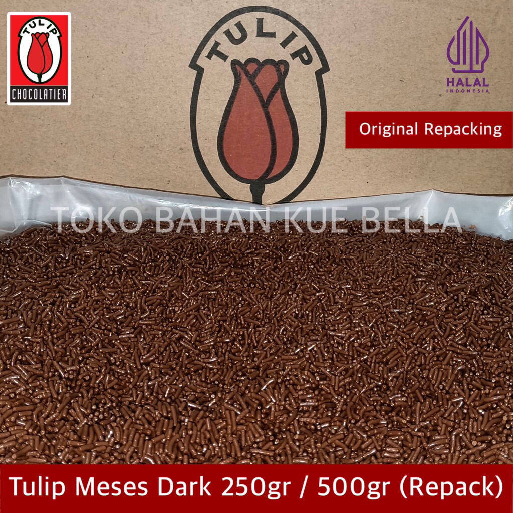 Meses TULIP DARK 250gr / 500gr (REPACK) Coklat Ceres
