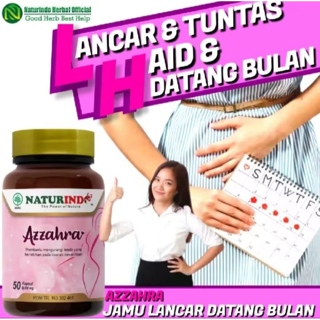 Obat Telat Haid Datang Bulan Pelancar Menstruasi Efek KB Hormonal Nyeri Haid Azzahra Naturindo