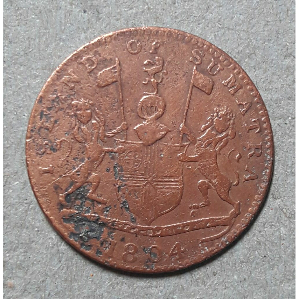 koin island of sumatra tahun 1804
