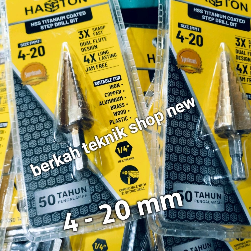 MATA BOR PAGODA / PIRAMID  HASSTON (4 - 20 mm) MATA BOR KERUCUT SUSUN PIRAMID BOR BESI KAYU