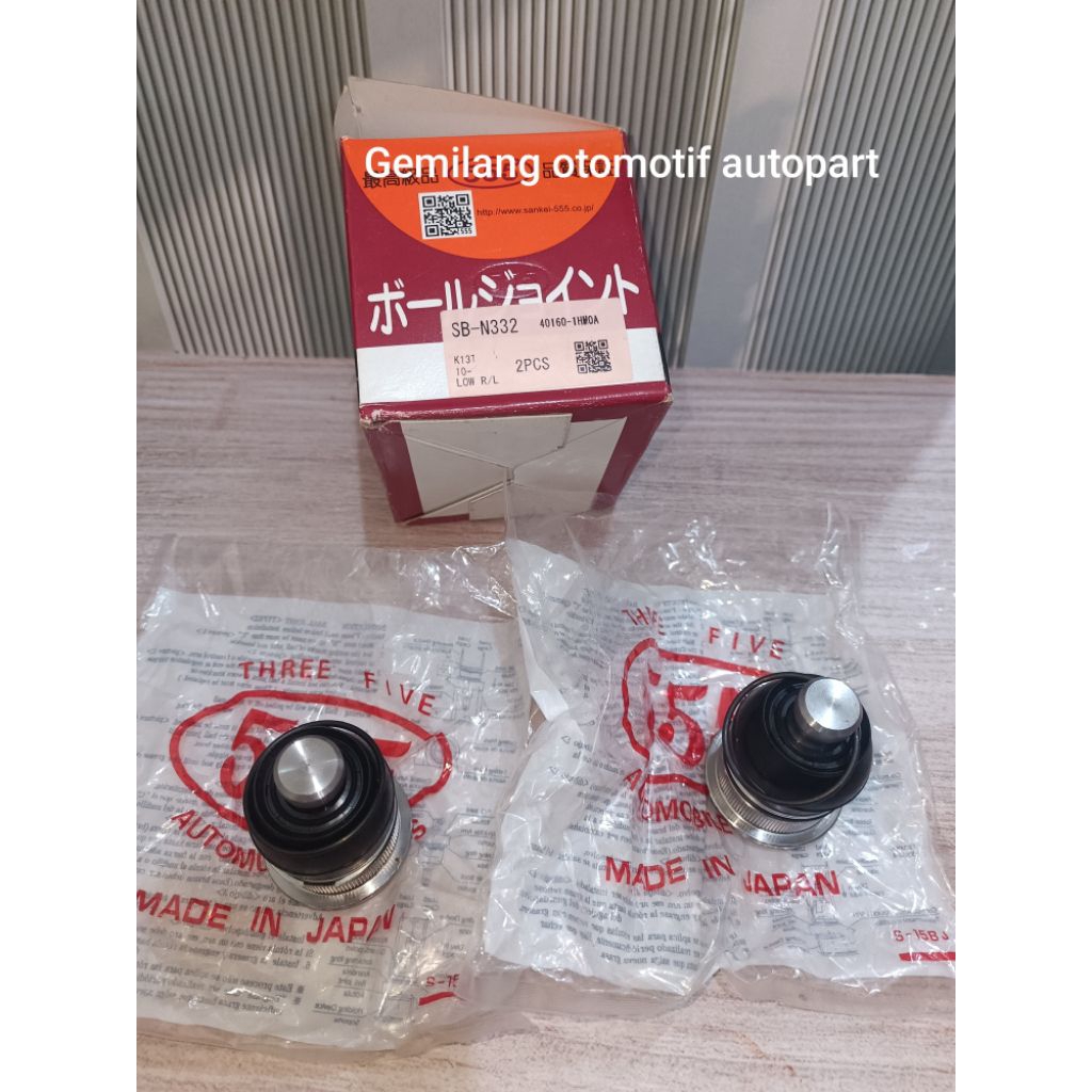BALL JOINT NISSAN MARCH DATSUN GO PANCA ALMERA 555 ORIGINAL JAPAN SANKEI