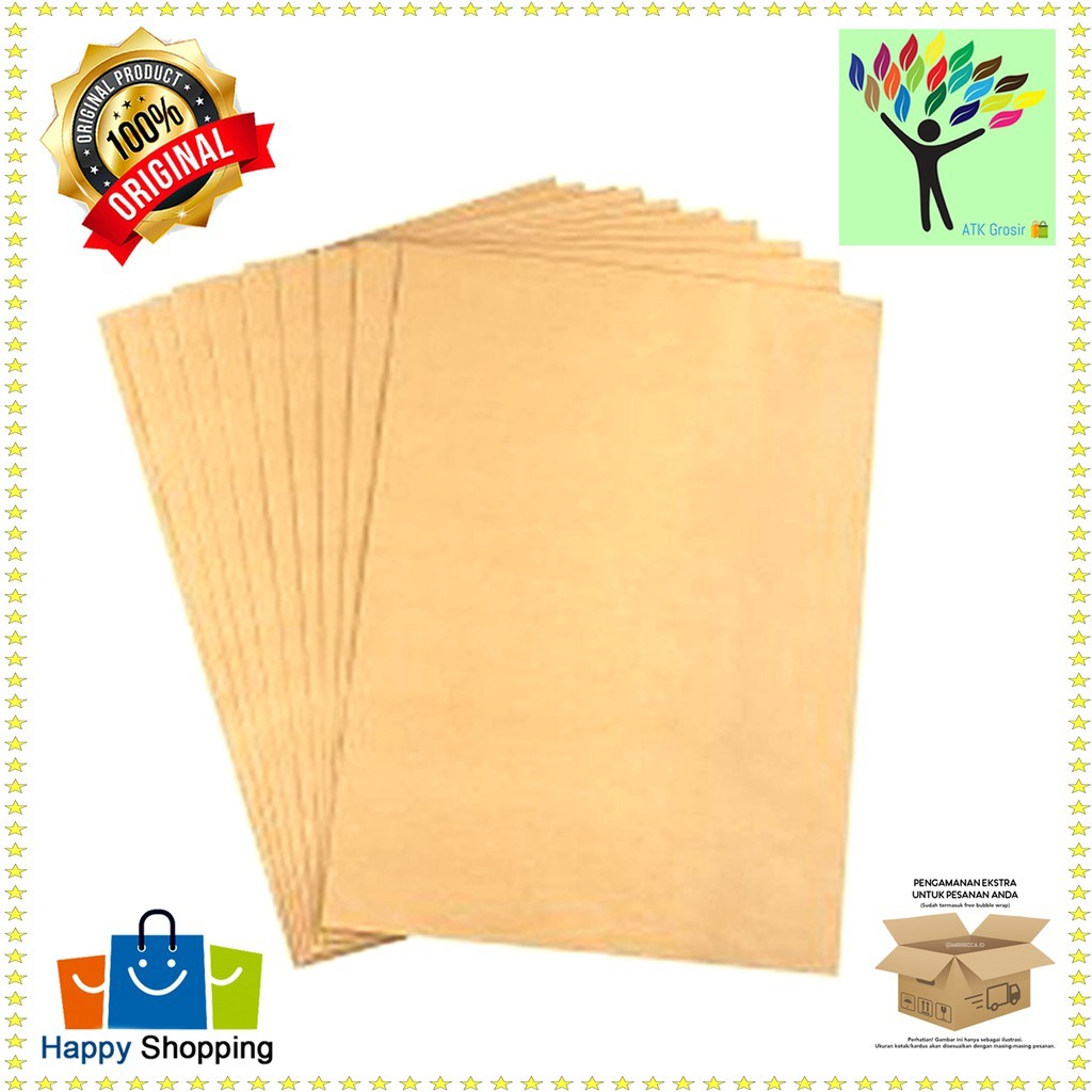 Map Coklat polos ukuran Folio ORIGINAL