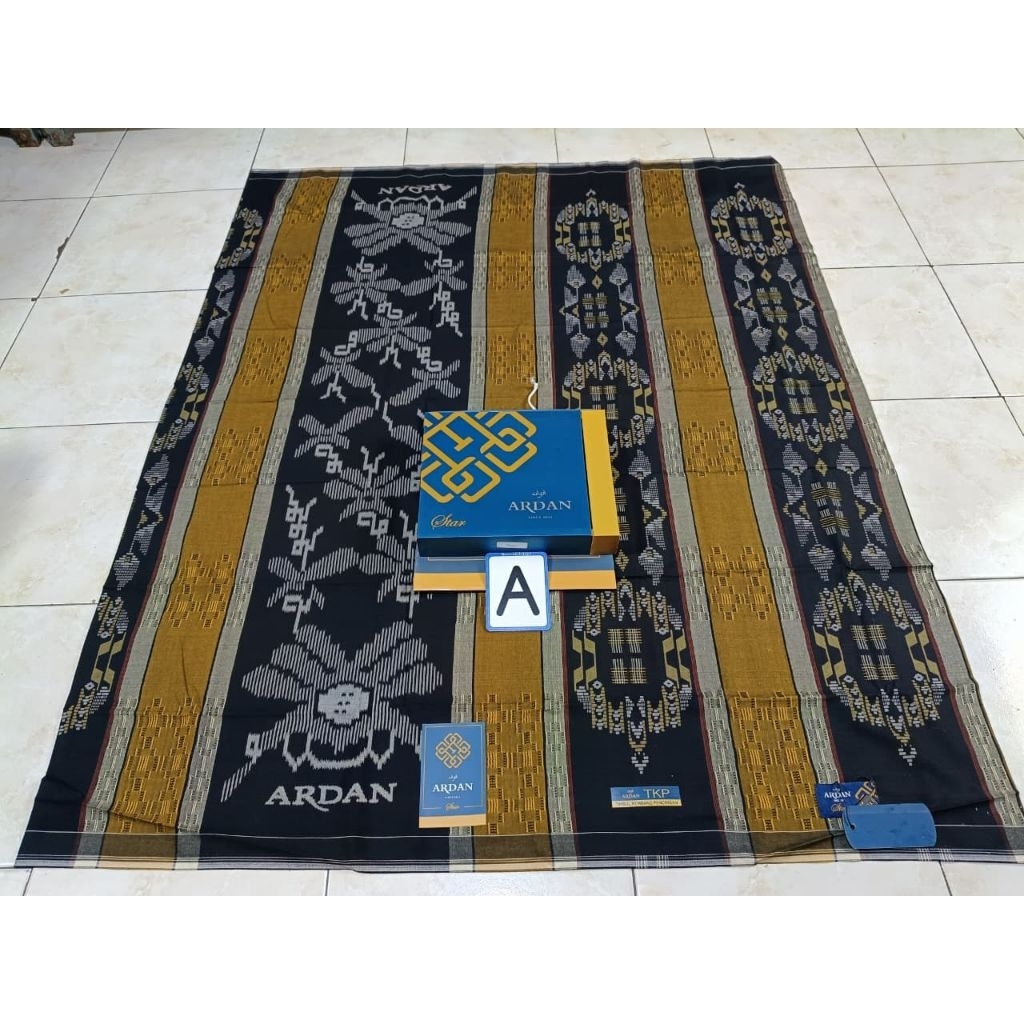 Sarung Ardan Star Tipe TKP Gold Songket