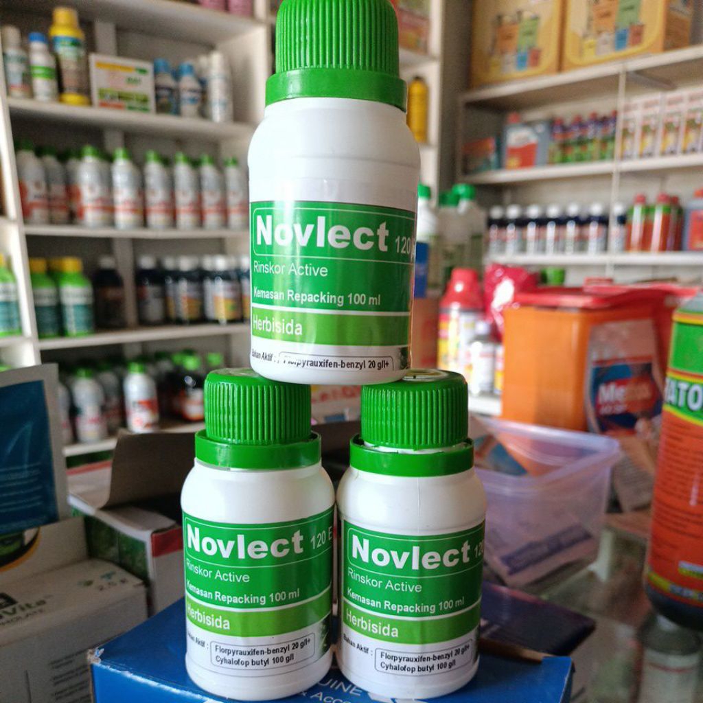 Herbisida NOVLECT 120 EC Kemasan Repacking 100ml - Selektif padi Novlect original 100%