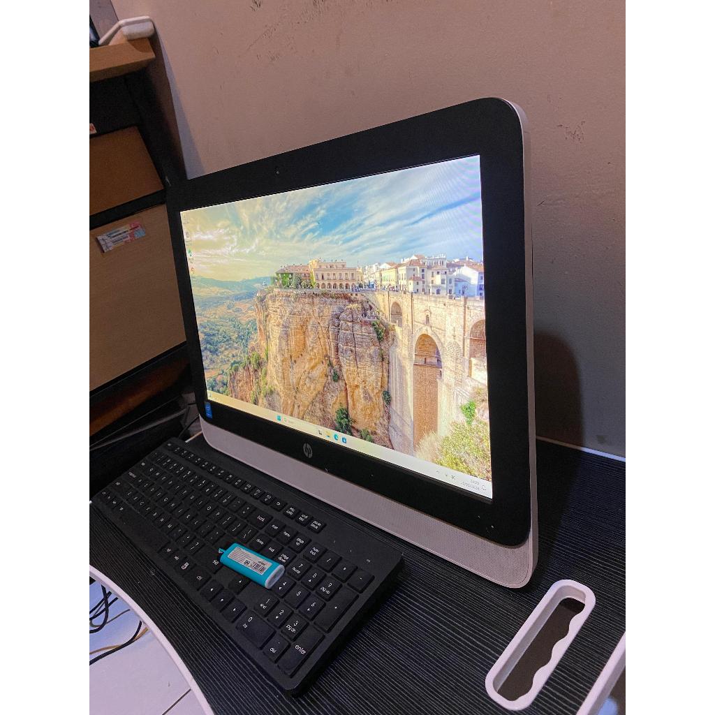 All in One PC cpu monitor desktop komputer HP core i5