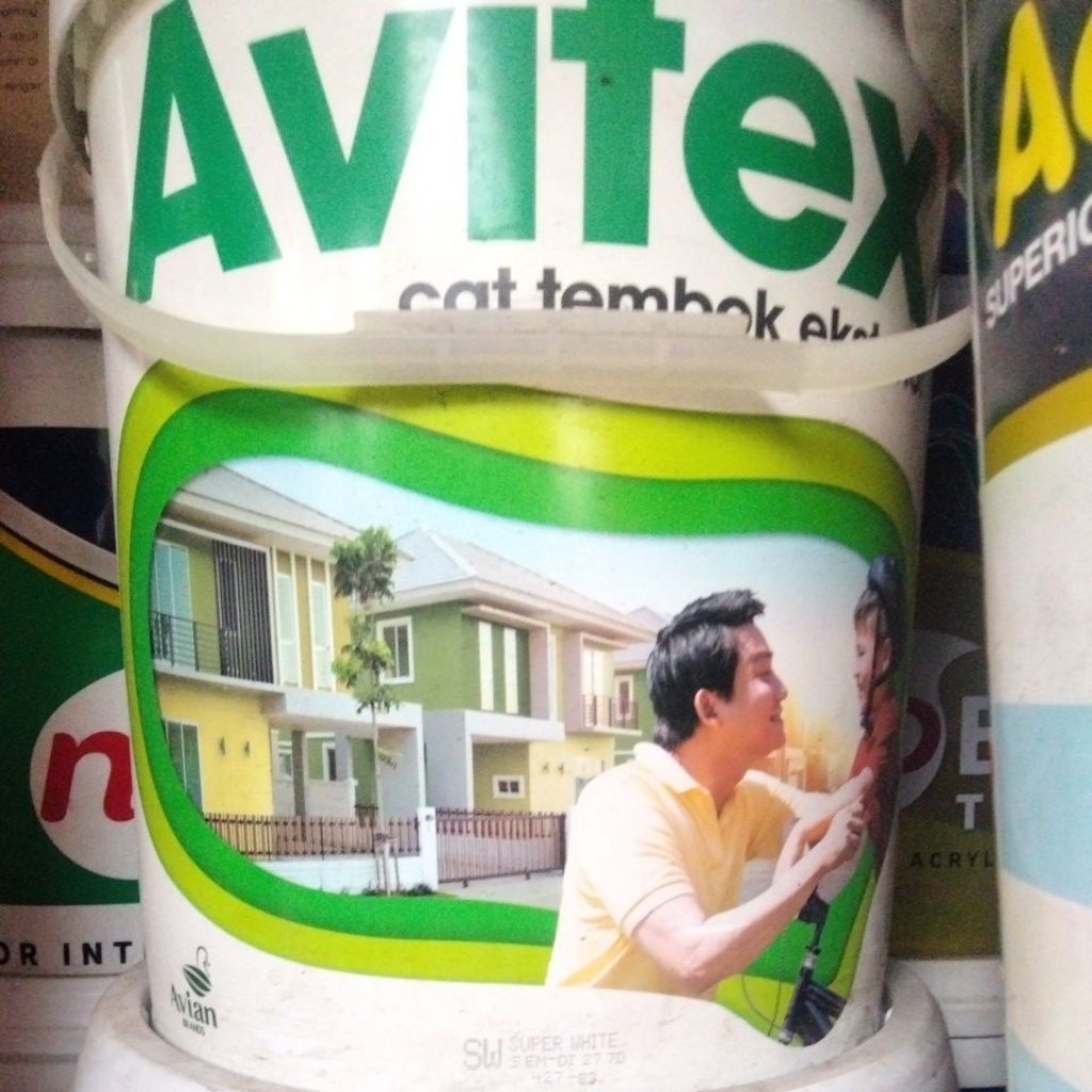 Cat tembok exterior/Avitex exterior/cat luar super white pail