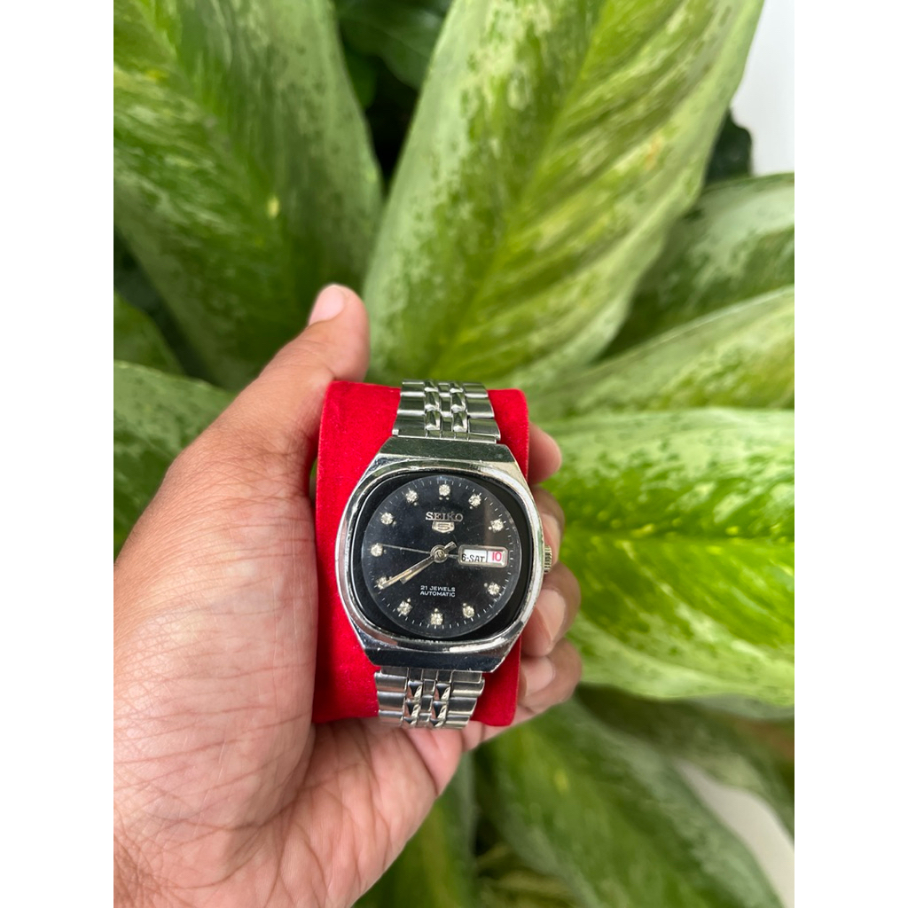 jam tangan seiko 5 automatic tv / jam second original