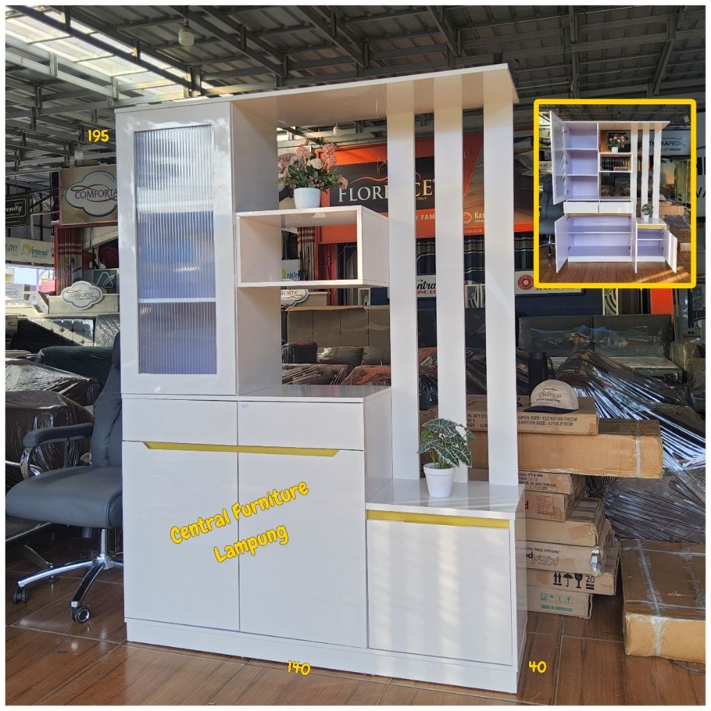 PENYEKAT RUANGAN / PARTISI 2 MUKA MINIMALIS