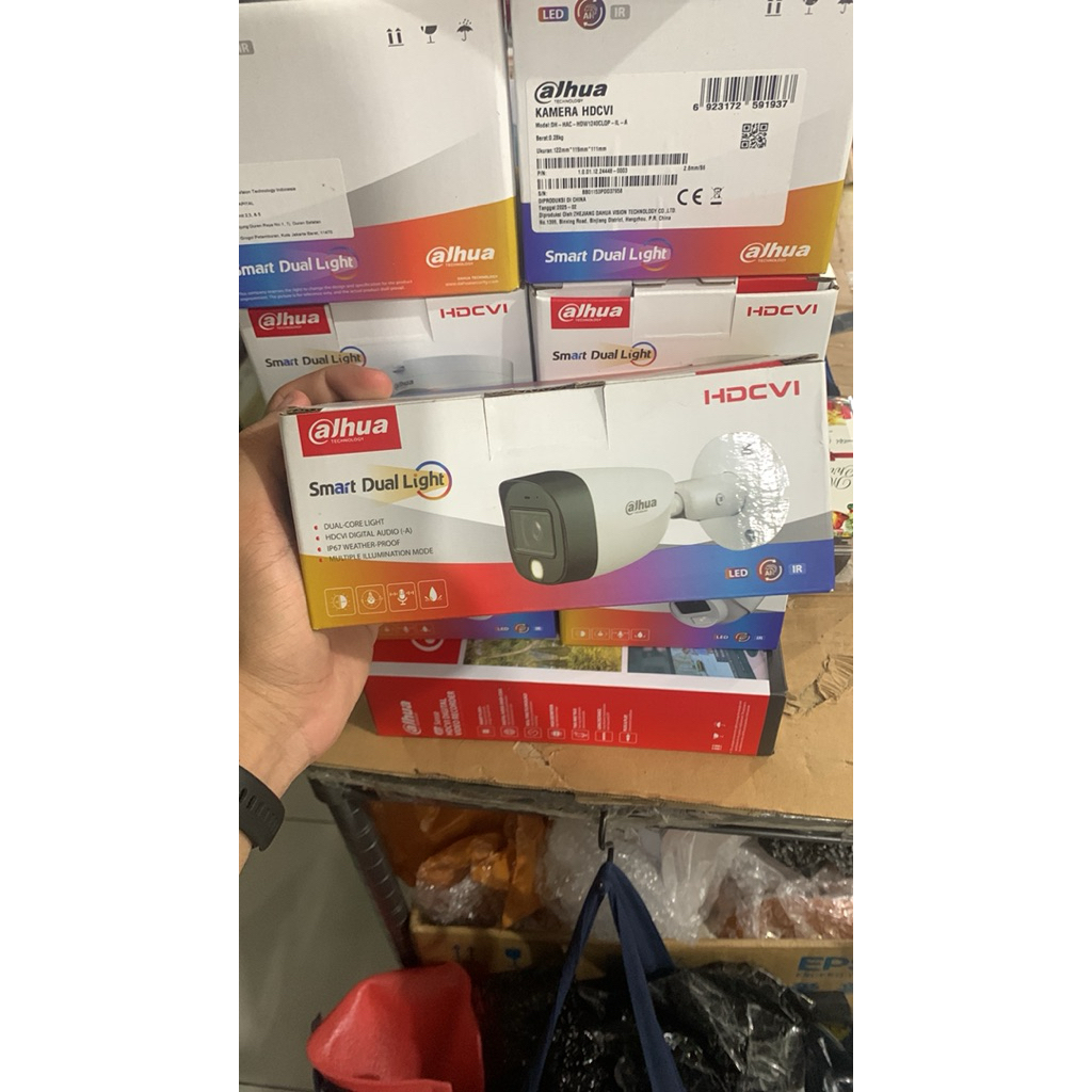 KAMERA DAHUA OUTDOOR ANALOG HFW1240-CMP-IL-A FULL COLOR AUDIO