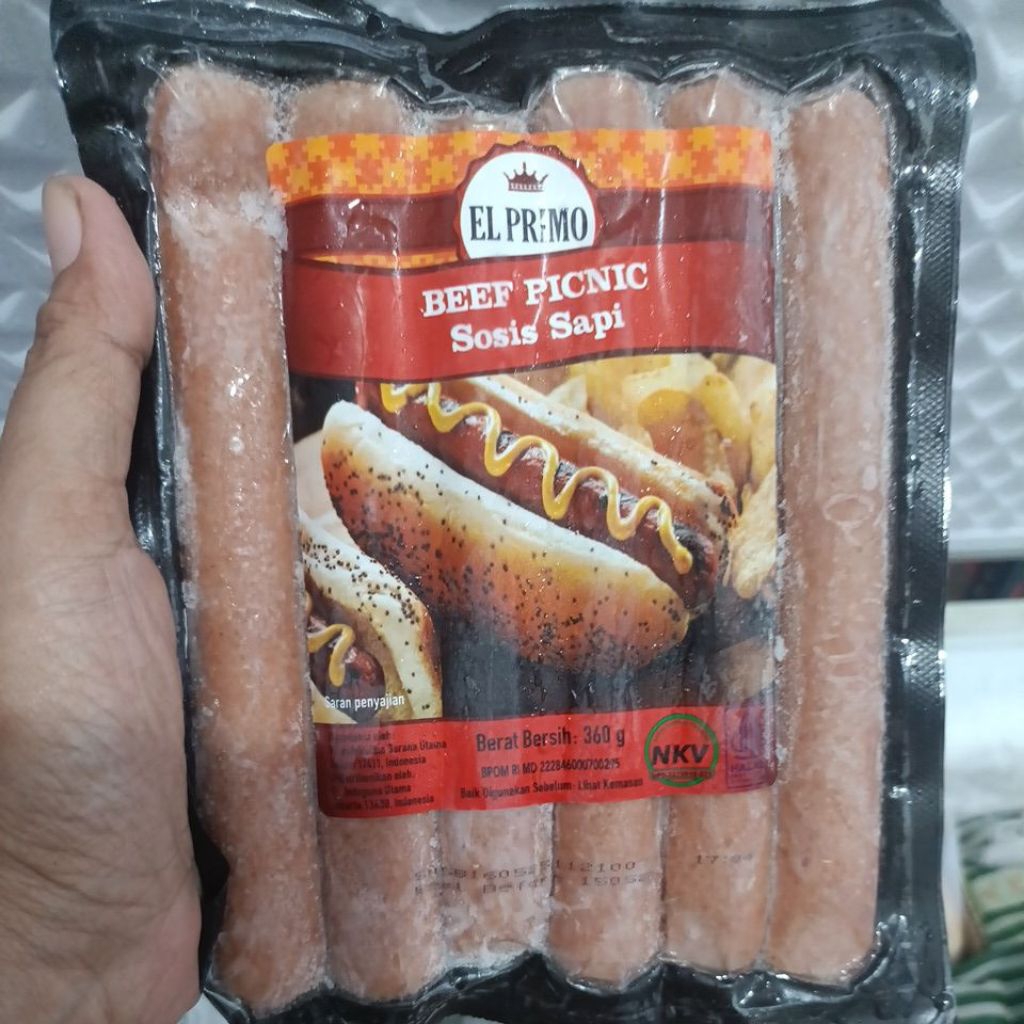 Sosis El Primo beef picnic 360gr