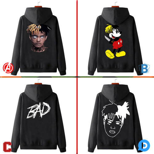 Sweater XXXTentacion Hoodie Casual Unisex Bahan Cotton Fleece [Bisa COD]