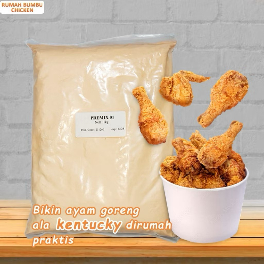 Tepung Fried Chicken 1kg - berbumbu, Gurih, Aroma Khas