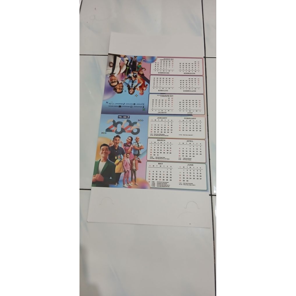 kalender TRANS7 2026