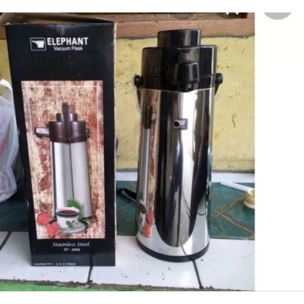 termos air panas elepant 2,5 liter / vacum flask