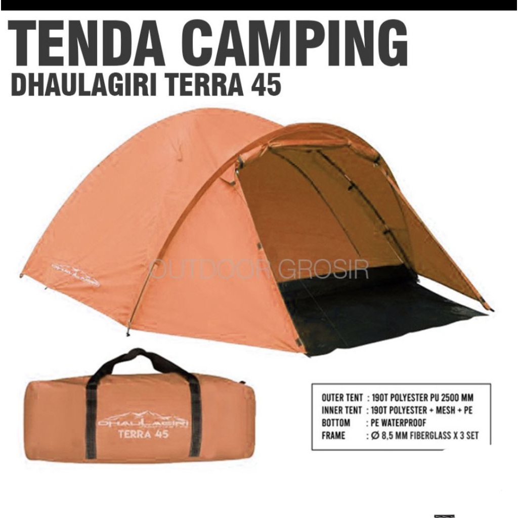 Tenda Dhaulagiri Terra 45 kap 4-5
