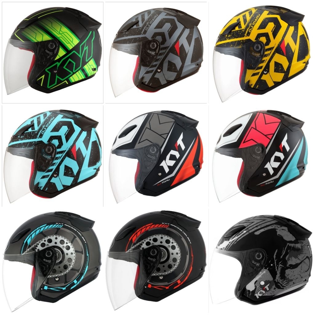 Helm KYT DJ Maru Motif Original
