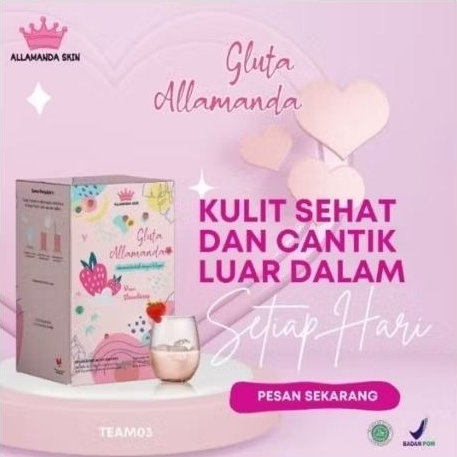 GLUTA ALAMANDA COLLAGEN//SISKA CHIC//COLAGEN MENCERAHKAN KULIT MENGLOWINGKAN DAN MENYEHATKAN TUBUH