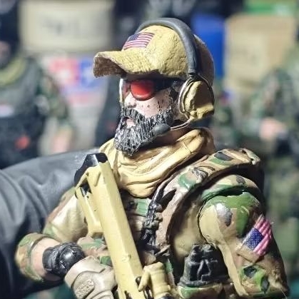 JOYTOY 1/18 CUSTOM_US ARMY MULTICAM (9)