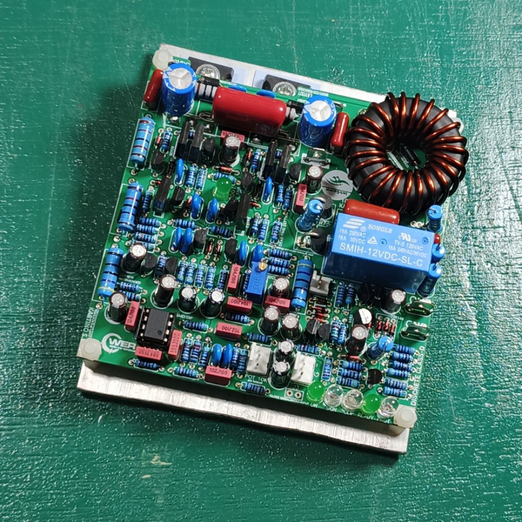 Kit driver class D ucd superlite 1k heatsink 1u type slim modif karakter pro amplifier class d full 