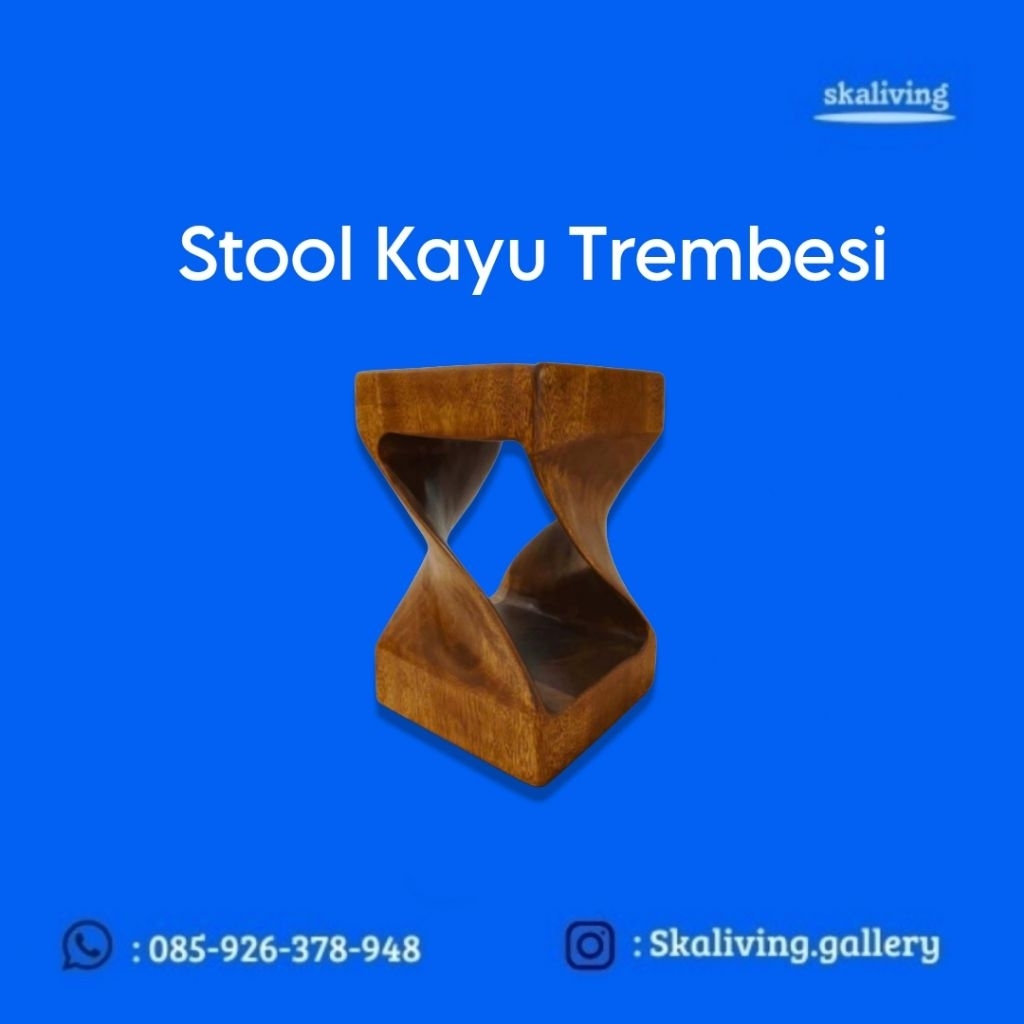 Stool kayu trembesi stool suar minimalist stool minimalist kayu trembesi stool minimalist kayu suar 