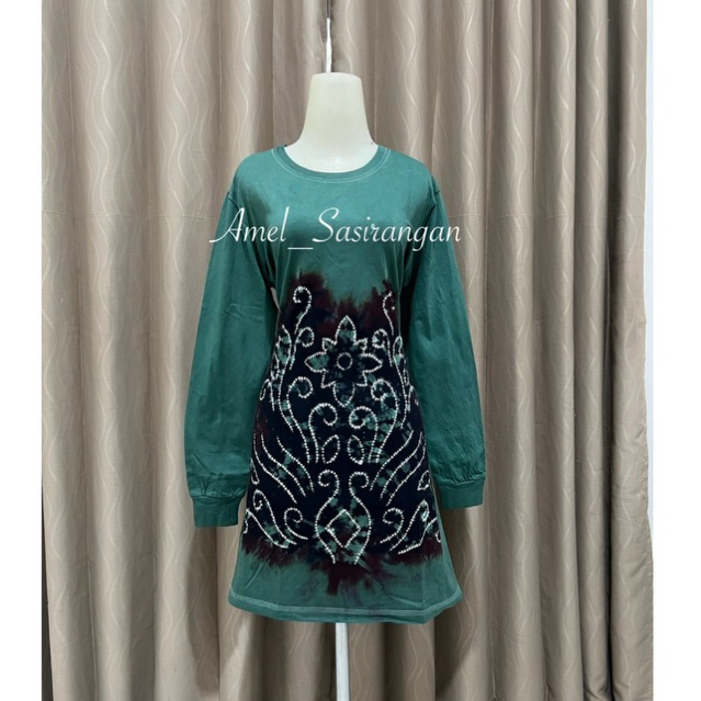 KAOS TUNIK A / PAYUNG SASIRANGAN Banjar size M L XXL by amel sasirangan