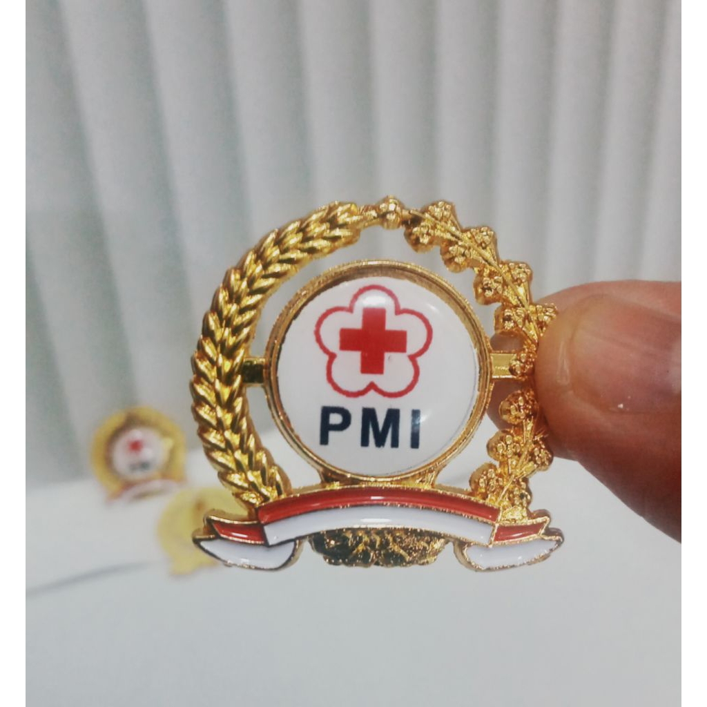 Pin PMI Pin Palang Merah Indonesia peniti PIN PMI