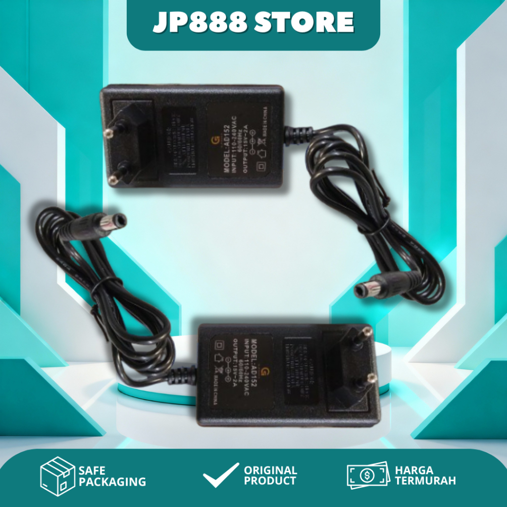 Charger Speaker G-Power Adaptor AD920 9V 2A - Charger AC DC Power Supply Jack 5.5 x 2.1mm Untuk CCTV