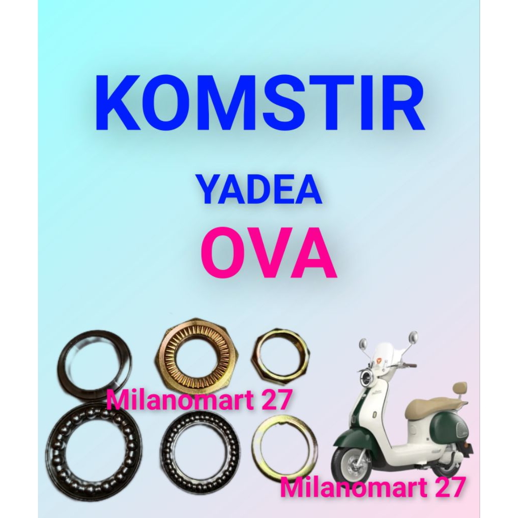 komstir sepeda listrik yadea ova Kones headset komfork sepeda listrik yadea ova