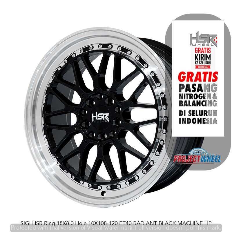 Velg Mobil Chery Tiggo Omoda 5 J6 Jetour BMW Dll Velg Mobil Hsr Tipe Sigi Ring 18 HiTam Polish