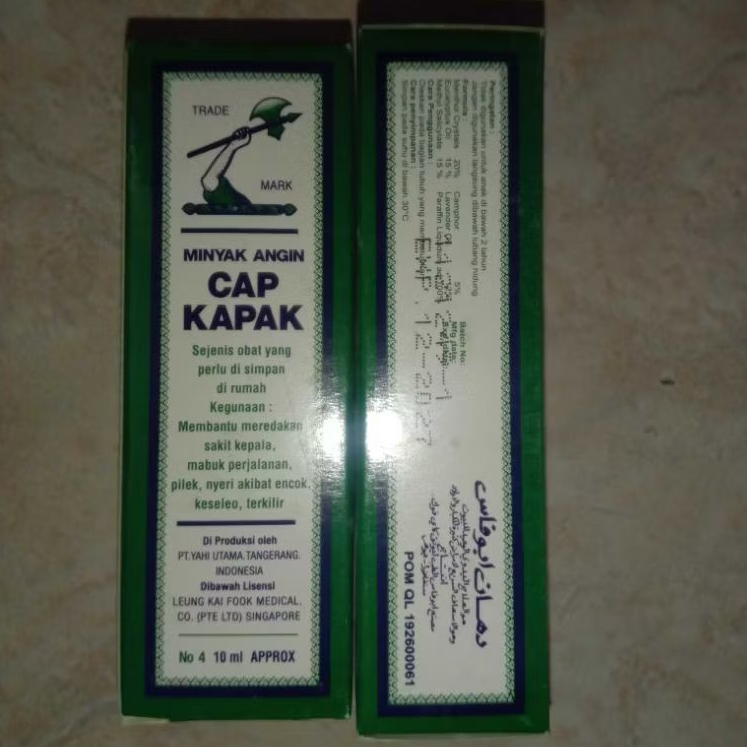 Cap Kapak Minyak Angin 3Ml, Cap Kapak Minyak Angin 5Ml, Cap Kapak Minyak Angin 10Ml, Cap Kapak Minya