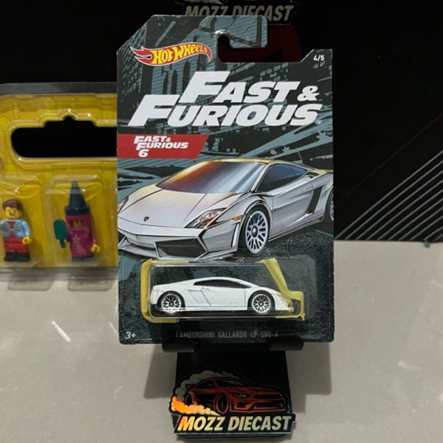 HotWheels Fast & Furious 6 Lamborghini Gallardo LP 560 Hot Wheels FF Lamborghini Gallardo FF Brian D