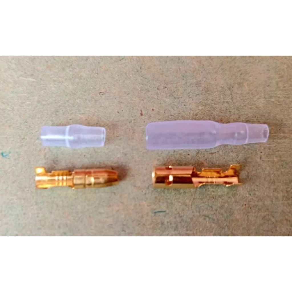 Skun bulat peluru sambungan kabel motor satu set