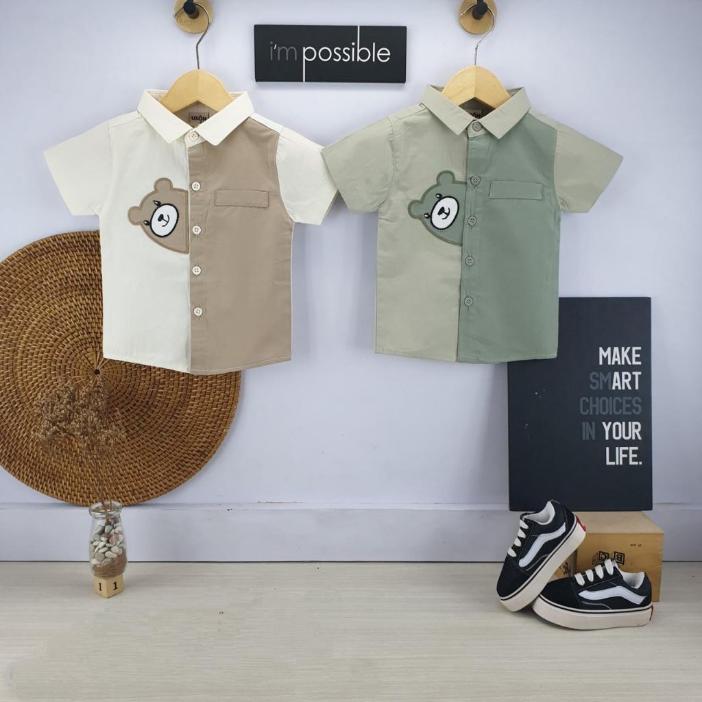 uson - kemeja anak cowok import