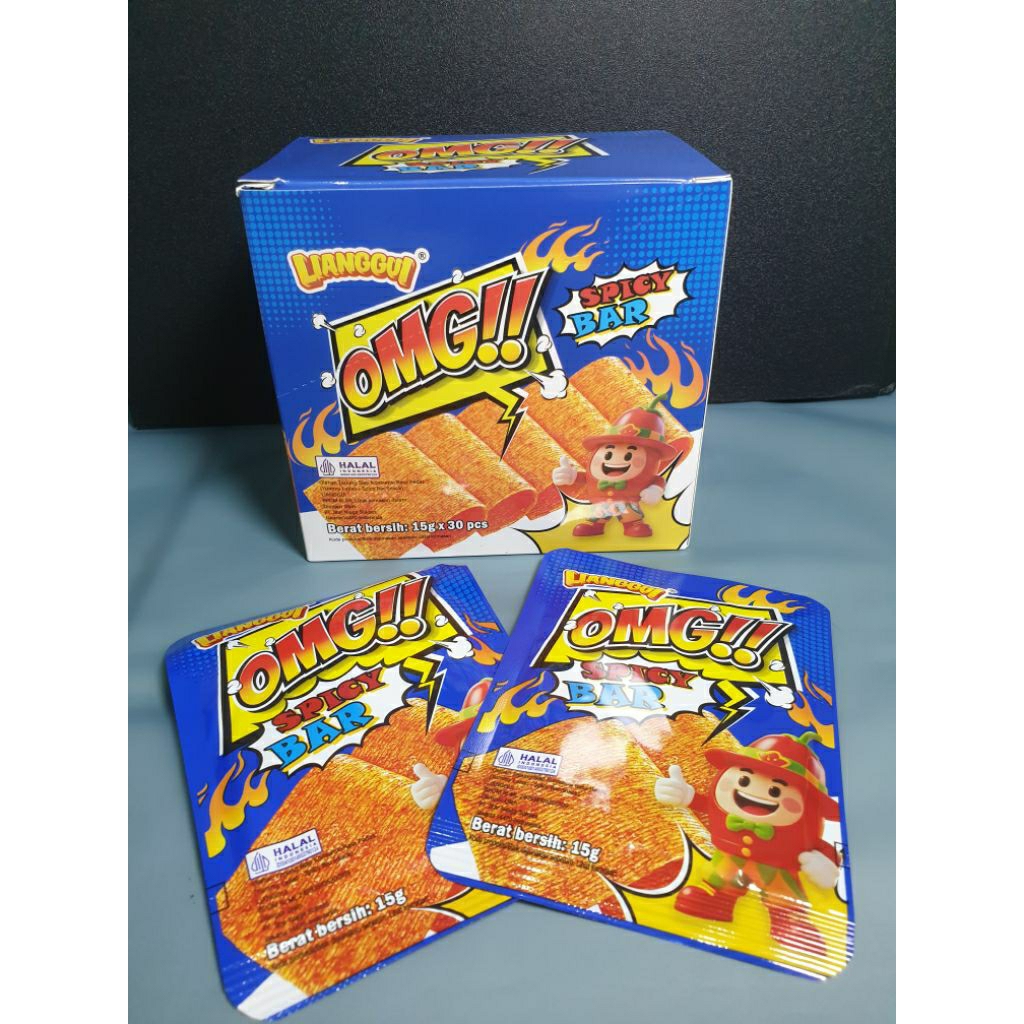 Snack strip spicy / Snack pedas fish ball / bean strip spicy